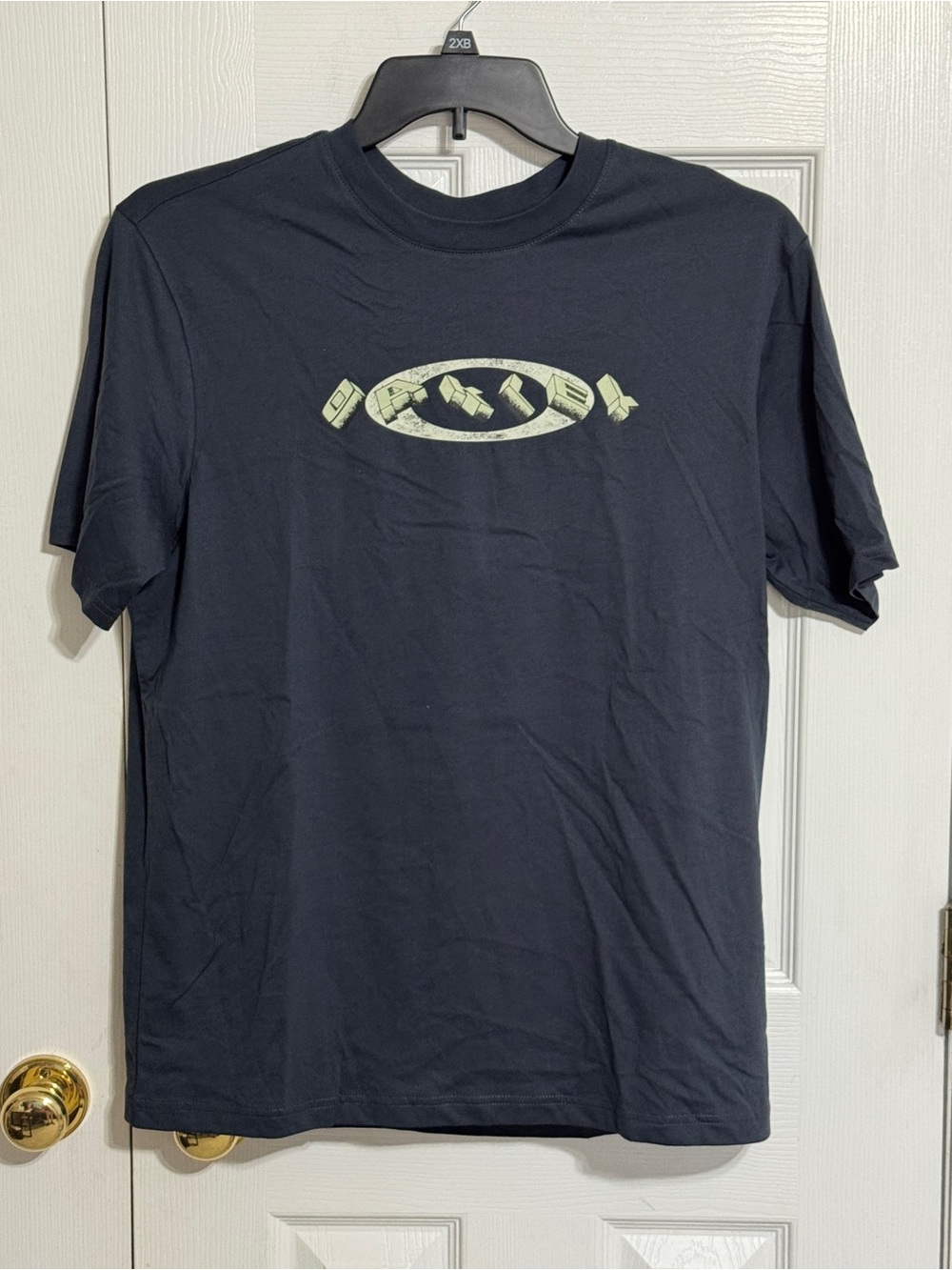 Oakley Navy/Gray Short Sleeve Tee with Pale Graphic Logo